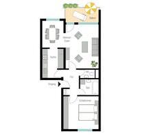 Schöne 2,5 Zimmer Wohnung mit Balkon und Stellplatz - Altbach