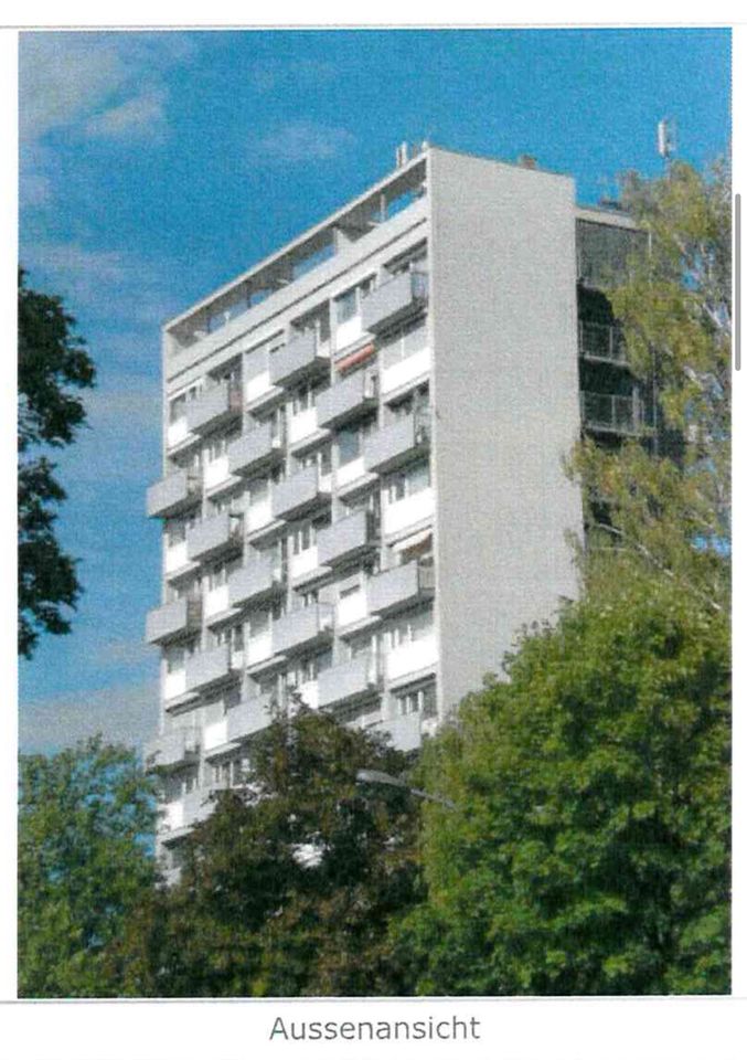 Ohne Makler - 1,5 Zimmer Wohnung zu verkaufen, 1.OG, mit Balkon - Sindelfingen Eichholz