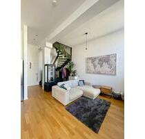 Helle, möblierte Maisonette-Wohnung mit Balkon zur Untermiete - Leipzig Altwest