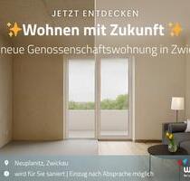 2-Raumwohnung in ruhiger Lage - 325,00 EUR Kaltmiete, in Zwickau (PLZ: 08062) Neuplanitz