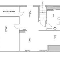 DG-Wohnung 2-ZiKücheBad in einem 3-Familienhaus Neuburg Zentrum - Neuburg an der Donau