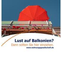 Stadtrandlage mit Südbalkon - 420,00 EUR Kaltmiete, ca.  60,00 m² in Freiberg (PLZ: 09599)