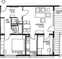 3 Zimmerwohnung, leerstehend in Lahnstein auf der Höhe