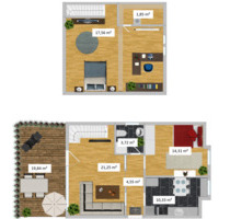 Gemütliche 3-Zimmer-Whg mit großem Balkon, Haustiere auf Anfrage - Vechta