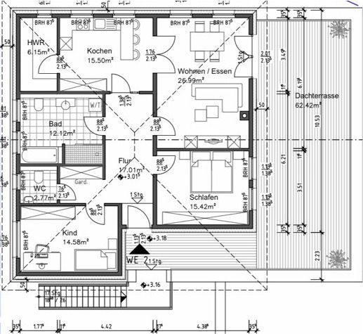 Wunderschöne 3 Zimmer Wohnung - 1.100,00 EUR Kaltmiete, ca.  110,00 m² in Soltau (PLZ: 29614)