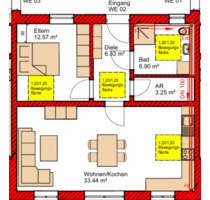 Erstbezug: Moderne 2-Zimmer-Wohnung in DingolfingHöfen