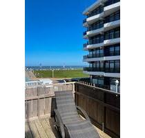 Norderney, Balkon Seitl. Meerblick in 1A Lage bis 4 P.