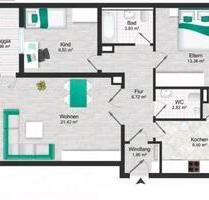 sanierte 3 Zimmer Wohnung ab 01.03.2026 in Flensburg zu vermieten - Schafflund