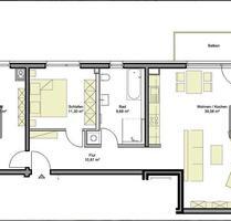 Schöne 3-Zimmerwohnung mit Balkon, Stellplätzen & Einbauküche - Bucha