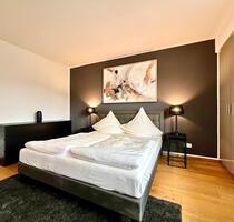 Möblierte Wohnung in Düsseldorf Balkon zentral