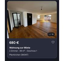 Helle Wohnung in Pfarrkirchen, ideal für Paare - Simbach am Inn