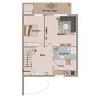 Sanierte 2,5 Zimmer Wohnung in Quickborn mit Loggia und Carport.