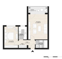 Helle 2-Zimmer-Wohnung mit Loggia in ruhiger Lage - Forchheim