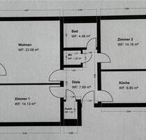 Schöne 3-Zimmer-Wohnung mit Balkon, TG-Stellplatz & neuem Boden - Augsburg