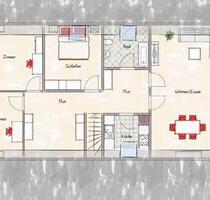 Vermieten 4 ZKB Wohnung in ländlichem Fachwerkhaus - Herford