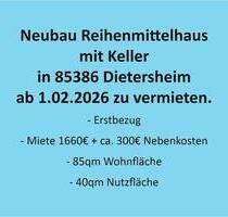 zu vermieten - Neubau Reihenmittelhaus - Garching bei München