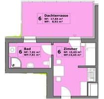 1 Zi Eigentumswohnung FBH, Terrasse, 420 €mtl. Kaltmiete - Bad Neustadt an der Saale