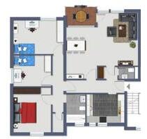 Modernisierte 4 Zimmer Loggia-Wohnung mit EBK, Körbecke Seenähe - Möhnesee