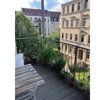 3-Raum Wohnung, 90 qm zur Zwischenmiete in der Südvorstadt - Leipzig