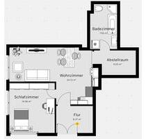 2 Zi.-Apartment 54 qm möbliert in Furth im Wald, frei ab Nov.2025