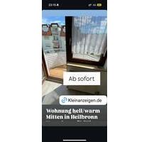 Wohnung möbliert & hell; mitten in Heilbronn ab sofort anschauen