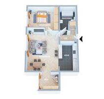 Großzügige helle 2,5-Zimmer-Wohnung - Röttenbach