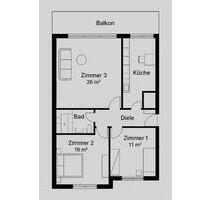 WG-Zimmer möblierte Dienstwohnung in Lüdinghausen zu vermieten