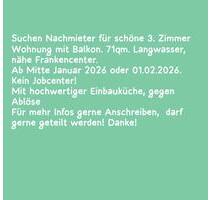 3 zimmer wohnung - 974,00 EUR Kaltmiete, ca.  71,00 m² in Nürnberg (PLZ: 90473) Altenfurt