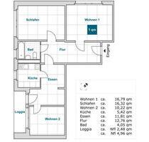 3-Zimmer-Wohnung mit Essbereich. - Dresden Prohlis