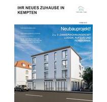 Erstbezug: Zentrale 2-Zi.-Whg. mit Loggia, Aufzug, Fernwärme - Kempten (Allgäu)