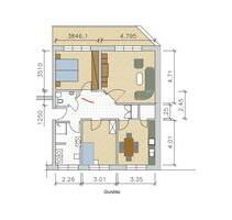 Sanierte 3 Zimmerwohnung in Papenburg Obenende mit Balkon