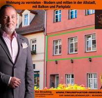 Wohnung zu vermieten – Modern und mitten in der Altstadt, mit Balkon und Parkplatz - Eisleben (Lutherstadt)