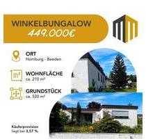 Winkelbungalow in Homburg Beeden zu verkaufen