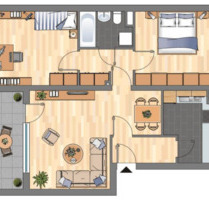 Nachmieter für 3-Zimmer-Wohnung mit Balkon im Weststadt - Braunschweig Timmerlah-Geitelde-Stiddien