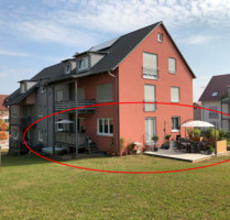 Moderne 3-Zimmer-Wohnung mit Terrasse & Balkon in Mellrichstadt