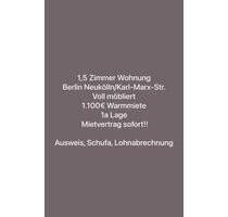 1,5 Zimmer in Neukölln 1100€ warm Miete - Berlin Lichtenberg