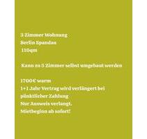 3 Zimmer Wohnung kann zu 5 Zimmer umgebaut in Spandau - Berlin Lichtenberg