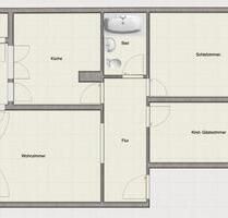 Wohnung 3 Zimmer, Küche, Diele, Bad, Balkon und Loggia - Köln Ehrenfeld