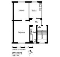Demnächst frei! 2-Zimmer-Wohnung in Essen Altendorf