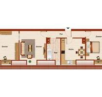 77 m2 Wohnung in ruhiger Lage (3ZKB) - Neue Küche & Top Anbindung - Saarbrücken Malstatt