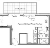 Wohnung (inkl. Dachterrasse) in der NürnbergerWeststadt