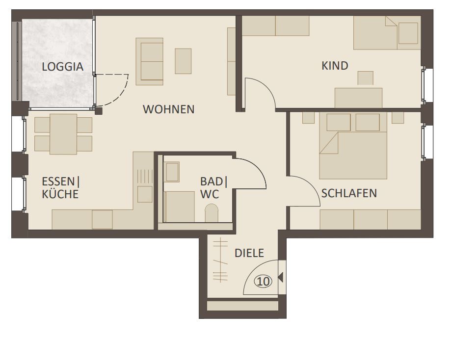 3-Zimmer-Wohnung bis Juni 2025 - nur mit Wohnberechtigungsschein - Kirchheim unter Teck