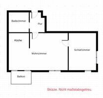 Moderne und freundliche 2-Zimmer-Wohnung mit EBK und Balkon - Nürnberg Altenfurt