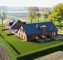 Niederrheinisches Bauernhaus mit Scheune und Wiese - Straelen