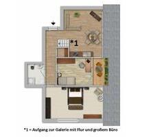 Großzügige 3-Zi.-DG-Whg. mit Galerie, Balkon & Stellplatz - Wiefelstede