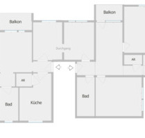 + 6 Zimmer + Wohnung für Großfamilien (Zusammengelegte Wohnungen) + - Duisburg Hamborn