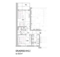 Erstbezug 2-ZKB-Wohnung mit Balkon in Münster-Roxel, WG geeignet.