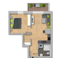 Erstbezug: 2-Zi.-Gartenwohnung im KfW 40 Neubau Rheinberg-Budberg