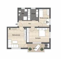 Stadtnahe 3,5 Zimmer-Wohnung mit Sonnenbalkon - Laupheim
