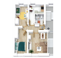 Helle renovierte 3-Raum-Wohnung - Magdeburg Hopfengarten